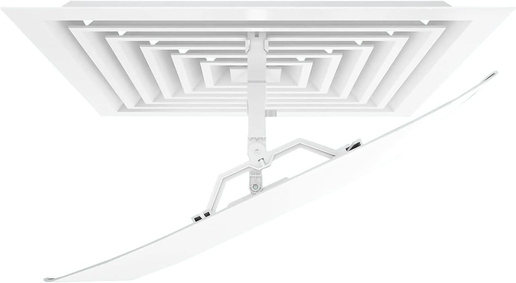 Adjustable Air Conditioner Deflector, Square Vent Cover for Central AC, Prevents Direct Cold Air Blowing, Ideal for Home and Office Use