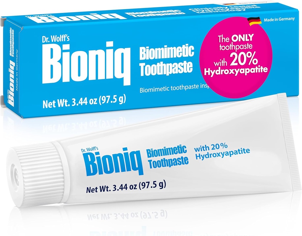 Bioniq Classic Biomimetic Toothpaste with 20 Percent Hydroxyapatite I Clinically Tested I 3.44 Oz