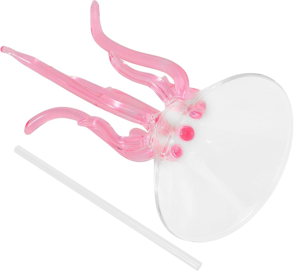 Garneck 1 set Decorative Octopus Goblet Creative Glass Cocktail Cups for Parties Reusable Drinkware for Engagements Gatherings and Formal Dinners Lightweight Design with