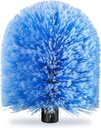 VITEVER Twist-On Cobweb Duster Head Brush, Fits Standard 3/4 inch Threaded Poles, Attachment Spider Web Duster Brush for Outdoor & Indoor Cleaning