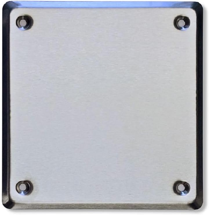 Acudor UCSS Universal Stainless-Steel Cover Plate – Surface-Mount Access Panel for Drywall, Tile & Masonry Clean-Outs (12x12)