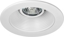 NICOR Lighting 4 inch White Recessed Baffle Trim for MR16 Bulb (14002)