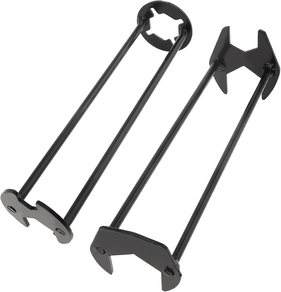 2pcs General Purpose Dual Head Pipe Wrench, Multifunctional Basin Sink Wrench Faucet Plumbing Tools for Home Fittings/Pipe Maintenance, Bathroom