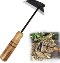 Japanese Gardening Sickle Tools,Hand Hoe/Sickle,Quick Work, Weed Puller Tool,Manual Weeding Sickle for Lawn,Backyard Farm Planting,Very Sharp Blade