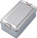 Cookie Tin - Metal Rectangular Tins With Lids, Dustproof Rectangular Tin Box Lids, Large Airtight Cookie & Storage Jar, Cake Storage Tins For Coffee, Jewelry, Tea, Chocolate, Candy