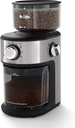 Mr. Coffee Burr Coffee Grinder Automatic Grinder with 18 Presets for French Press Drip and Espresso 18-Cup Capacity Stainless Steel