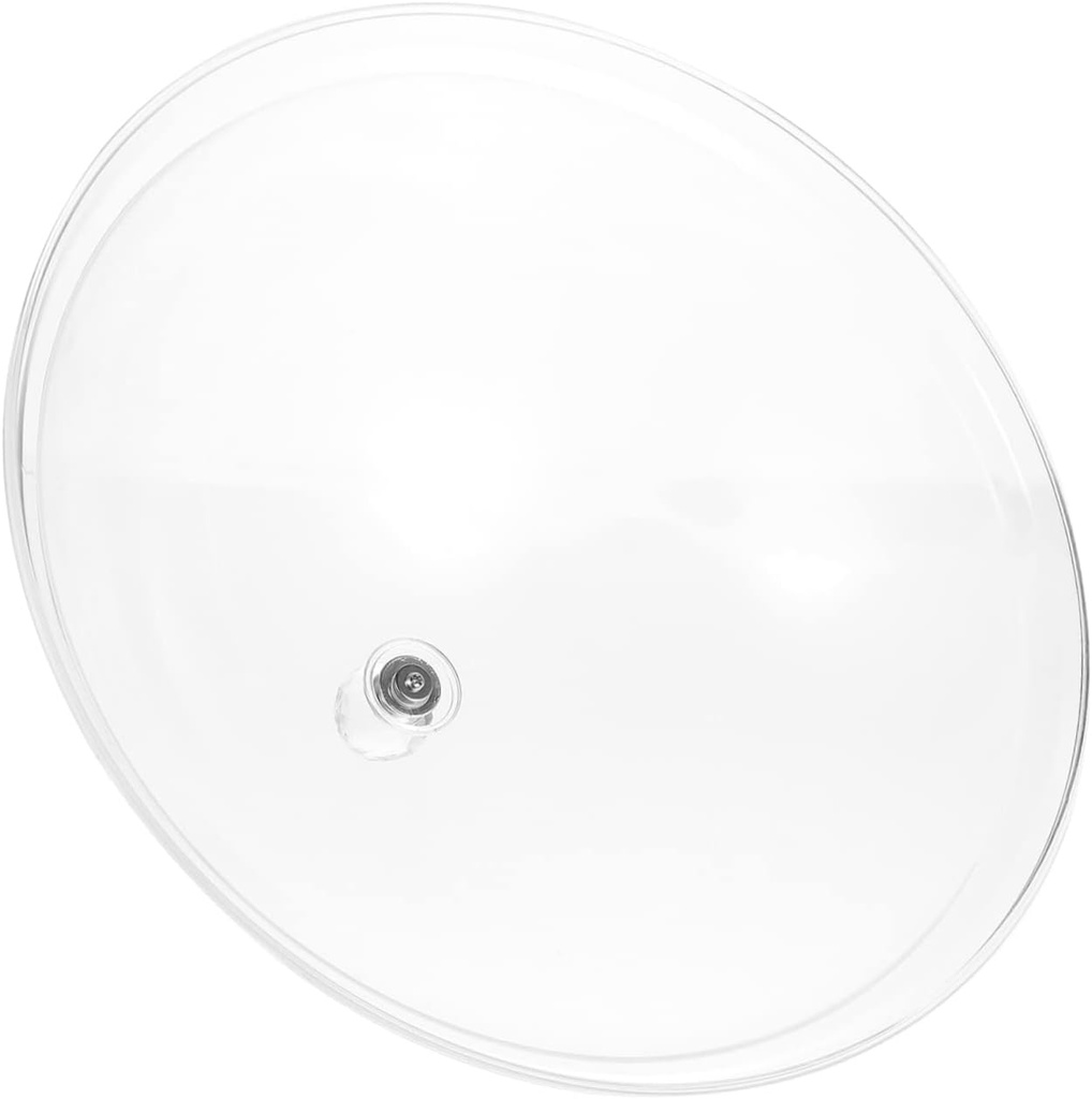 Luxshiny Decorative Cake Dome Round Food Cake Cover Preservation Lid Plate Lid Reusable Carrier