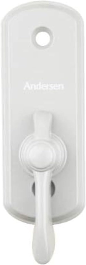 Andersen Albany Style Gliding Door Thumb Latch in White Color