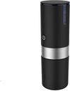 Portable Coffee Machine Capsule Expresso Maker with Built-in Filter Electric USB Handheld Coffee Grinder For Home Travel (black)