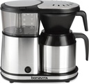 Bonavita 5 Cup Drip Coffee Maker Machine, One-Touch Pour Over, Auto Pause Brewing with Stainless Steel Double Wall Thermal Carafe, SCA Certified, Dishwasher Safe, BV1500TS