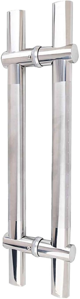 304 Stainless Steel Shower Door Handle, Grab Bar Push and Pull Door Handle Sets Suitable for Bathroom Shower Enclosures, Hole Centres 300/400/500/700/800mm (Size : 800mm)