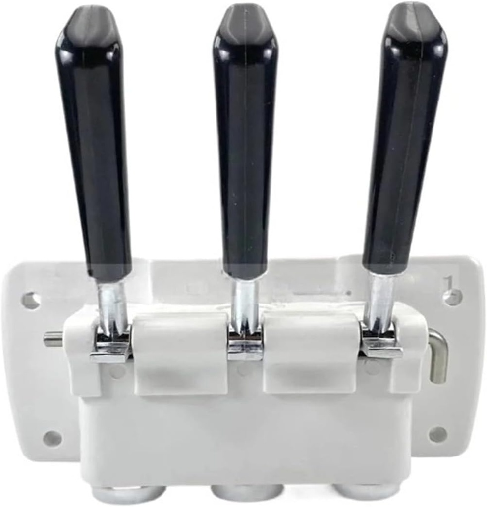 Universal Front Panel Valve Door Plate Kit | 3 Heavy-Duty Handles + Leak-Proof Seals | Compatible With BQL Commercial Soft Serve Ice Cream Machines