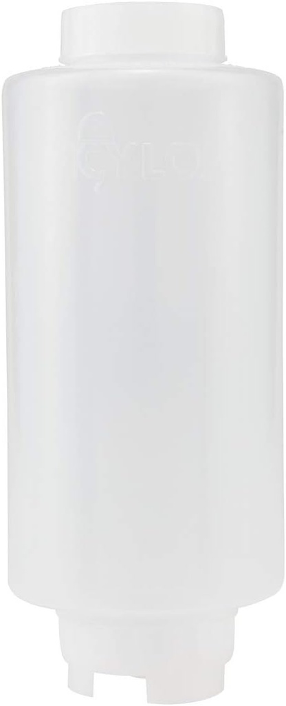 Creative Mark Cylo FIFO Squeeze Bottle - Empty - 32 oz. Inverted Squeeze Bottle with Air-Tight Non-Drip Silicone Valve; Acrylic Paint, Sauce, and Condiment Bottles For Painters and Food Industry