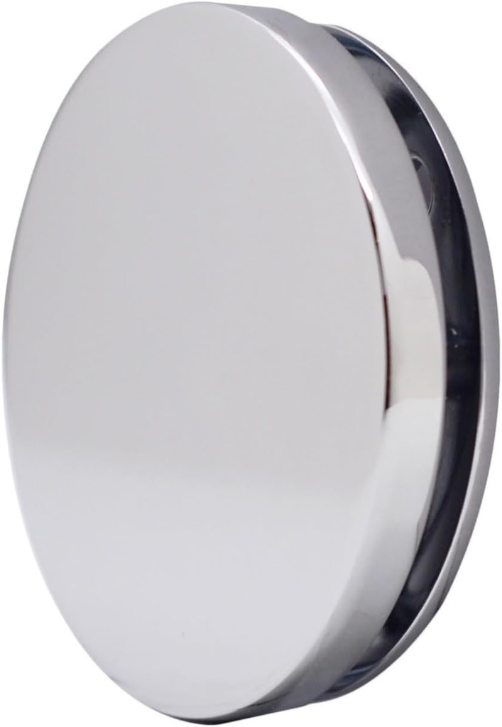Westbrass Floating No-Hole Overflow Faceplate, Polished Chrome, D980R-26