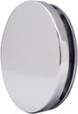 Westbrass Floating No-Hole Overflow Faceplate, Polished Chrome, D980R-26