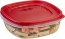 Rubbermaid Easy Find Lids Food Storage Container, 9 Cup, Racer Red