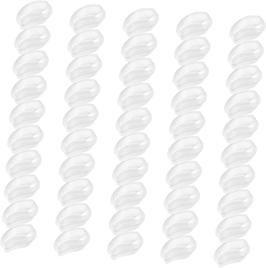 50pcs Mango-shaped Cake Boxes Transparent Storage for Cakes Fruits and Snacks for Parties and Gifting Airtight Seal Keeps Food Fresh