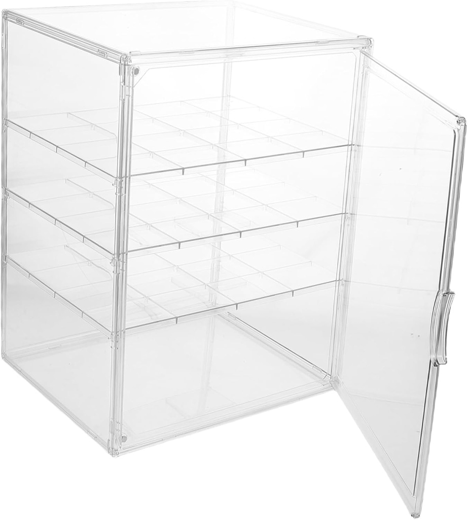 Zerodeko Bread Storage Box Counter Dessert Display Case Cake Containers Bakery Display Home Bread Keeper