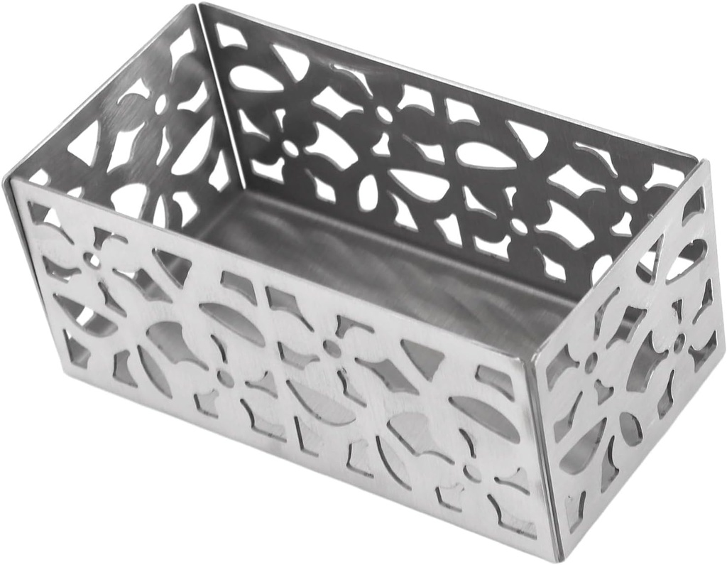 Tyenaza Coffee Capsule Basket, Multifunctional Skeleton Design Stainless Steel Sugar Packet Rack Coffee Accessories for Coffee Shop Countertop