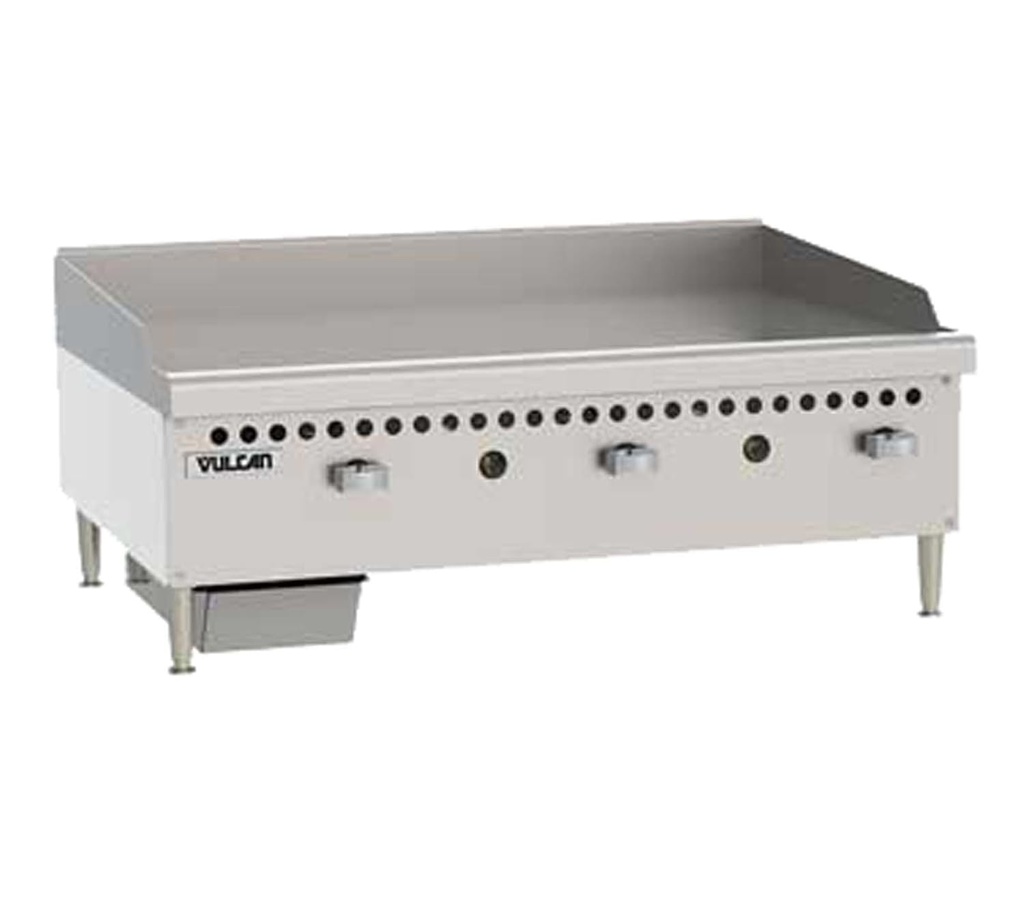 Vulcan VCRG36-M Griddle gas countertop 36" W cooking plate 75,000 BTU