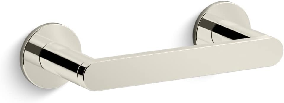 Kohler K73147-SN Composed Wall Mounted Pivoting Toilet Paper Holder Vibrant Polished Nickel