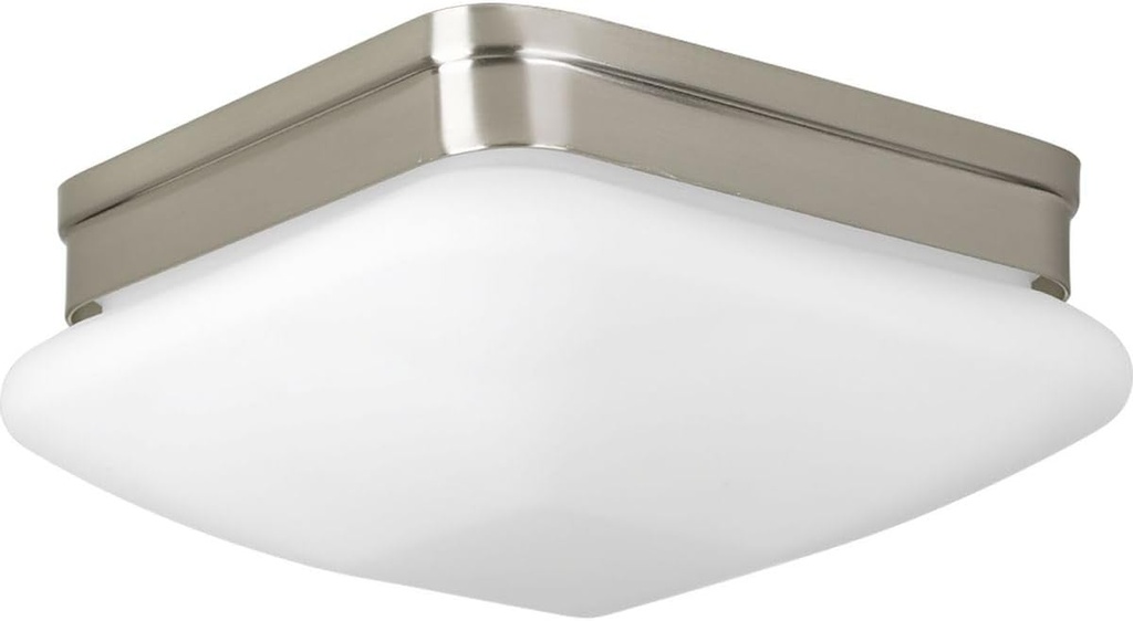 Progress Lighting 2-Light 9" Flush Mount, Appeal Collection, Indoor, P3549-09, Brushed Nickel