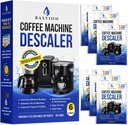 Descaling Powder Solution (6-Uses) Coffee Machine Descaler Cleaner | Compatible with Breville Keurig Nespresso Delonghi Ninja | To Descale Automatic Coffee Pots & Makers & Espresso Machines