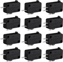 Weewooday 12 Pcs Microwave Oven Door Switch Replacement Part W10269458 W10727360 W10269460 Szm-v16-fc-61 Szm-v16-fc-62 Szm-v16-fc-63, Compatible with Most Microwave Ovens