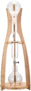 Coffee Cold Brew Drip Tower, 500ml/16.9oz Cold Brew Coffee Maker, Wood Frame, with 10s Flow Adjustable Valve, Can Brew 5-8 Cups Of Coffee, for Home, Office & Shops