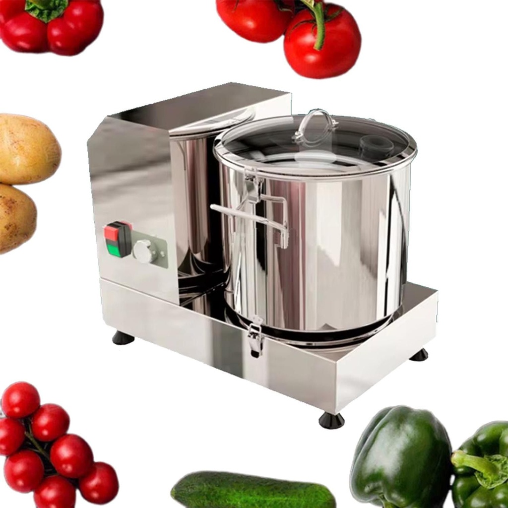Infinite Speed Regulation Food Processor,10s Fast Chopped,Maximum Speed 2800rpm,with Transparent Top Cover,Suitable for Vegetables, Fruits and Meat,9L