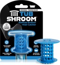 TubShroom Tub Drain Hair Catcher Strainer, Blue – Drain Protector and Hair Catcher for Bathroom Drains, Fits 1.5” – 1.75” Bathtub and Shower Tub Drains