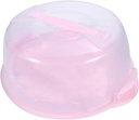 DOITOOL Portable Plastic Cake Box Handle Fresh Keeping Container for Bakery Home and Events for Storing and Transporting Cakes and Desserts