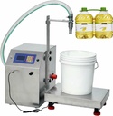 72L/MIN Liquid Filling Machine, 50g-100kg, Diaphragm Pump, Bottle Filler Machine, Digital Control for Perfume Laundry Detergent, dishwashing Liquid