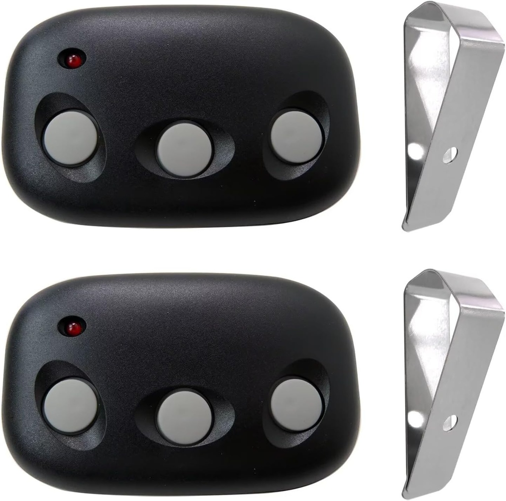 Quick-Repl. 2Pack Garage Door Opener Remote for Linear LDO33, LDO50, LSO50, LDCO800 and LCO75 Operators