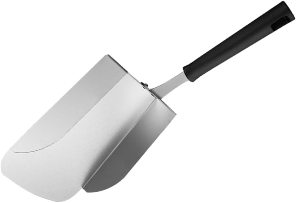 Food Shovel Versatile Kitchen Spatula for French Fries Pizza Snacks Easy to Clean Wide Opening Design for Restaurants Homes Bars