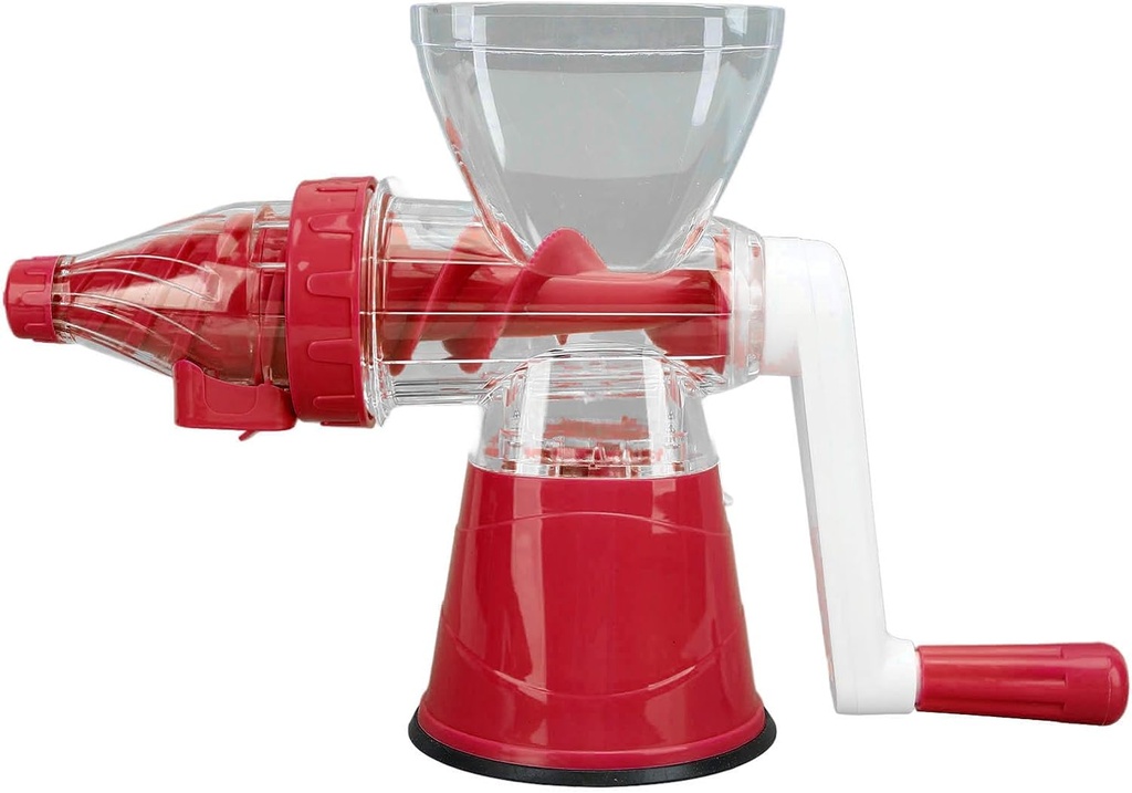 Manual Juicer, Labor Saving Hand Juicer Squeeze Fruits Squeezing Tool (Red)