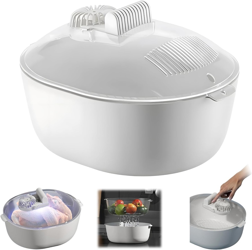 Atlodas Domestic kitchen 4 in 1 Food defroster, Upgraded Meat Defrosting Machine, Atomizer for Beaf Chicken Sea Food Kitchen Use