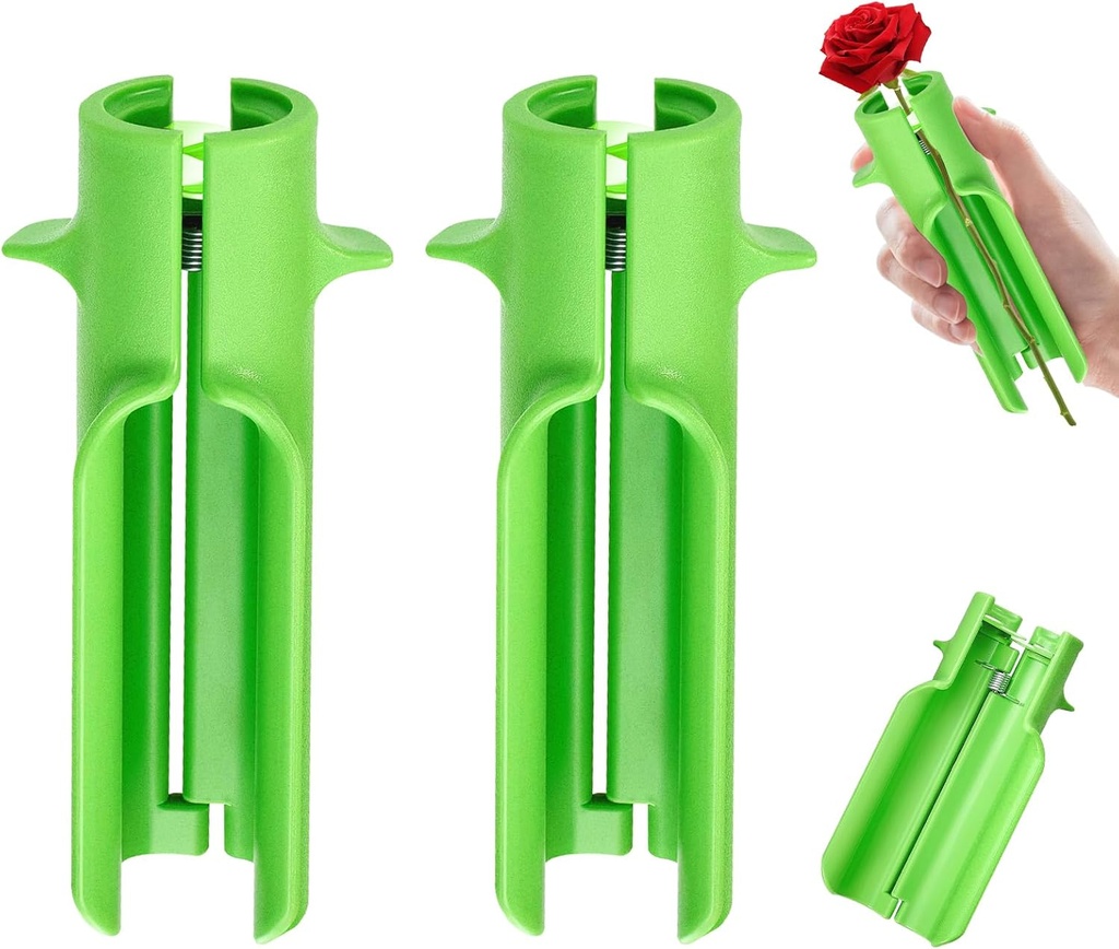 2 Pcs Rose Thorn Stripper Tool,Rose Thorn Stripper Tool Used for Removing Leaves, Gardening and Flower Arrangement,Flower Shop,Wedding,Home,Daily