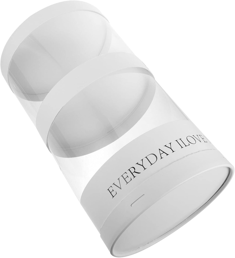 Veemoon Round Cake Holder Handle Birthday Cake Carrier for and Display for Anniversaries Weddings and Parties