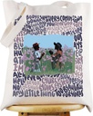 WZMPA Purple Musical Tote Bag Harpo & Sofia Fans Gift Celie & Nettie Shopping Grocery Bag Purple Theatre Merch