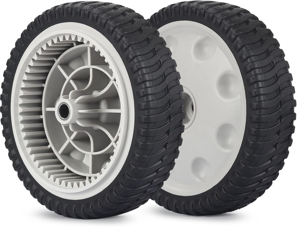 734-04018 Lawn Mower Front Drive Wheels, 8 Inch Wheels for MTD 734-04018A 734-04018B 734-04018C 12AV569Q597 Troy-Bilt TB240, Pack of 2