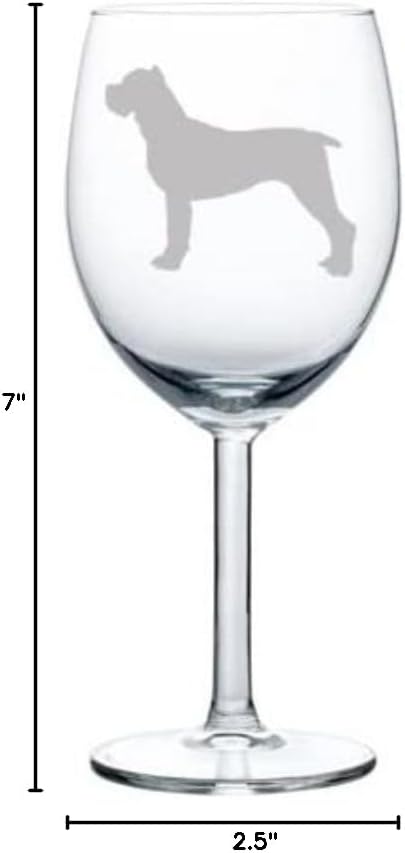 MIP Brand Wine Glass Goblet Cane Corso (10 oz)