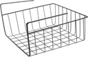 Unomor Black under Shelf Wire Basket Space-saving Storage Organizer for Kitchen Pantry and Office Versatile Hanging Design for Efficient Use of Cabinet Space