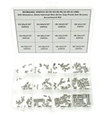 300PCS #2-56#4-40#6-32#8-32 UNC 304 Stainless Steel Internal Hex Drive Cup Point Set Screws Assortment Kit