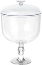 Mirandinha - 42oz Clear Plastic Candy Jar With Lid, Guessing Jar, Cookie Jar, Candy Bowl, Acrylic Jar, Apothecary - BPA-Free - Durable, Perfect for Wedding, Home Decor, Party Supplies, Gift-Giving
