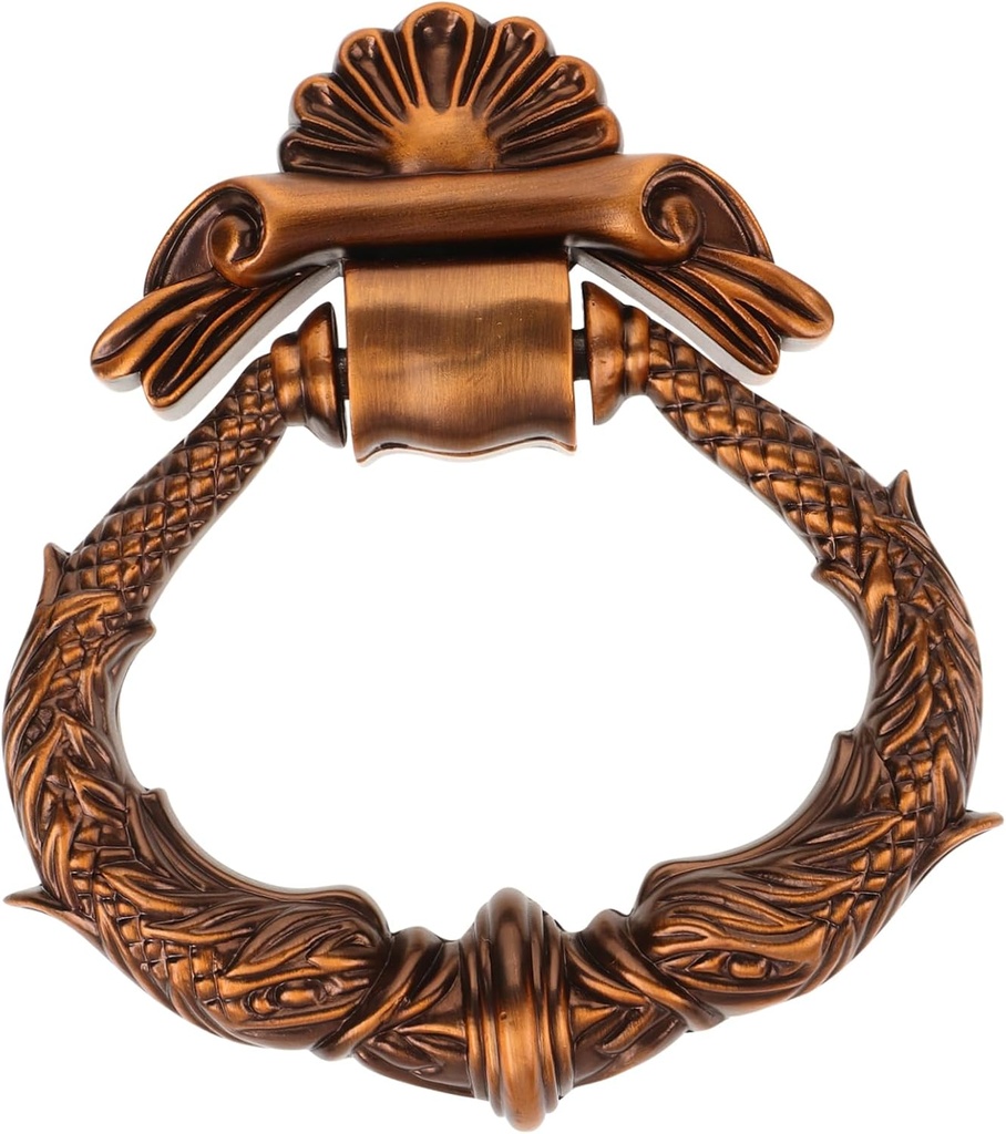 jojofuny Vintage European Zinc Alloy Elegant Antique Design for Front Installation Ergonomic Comfort Adds Style to Home Entrance