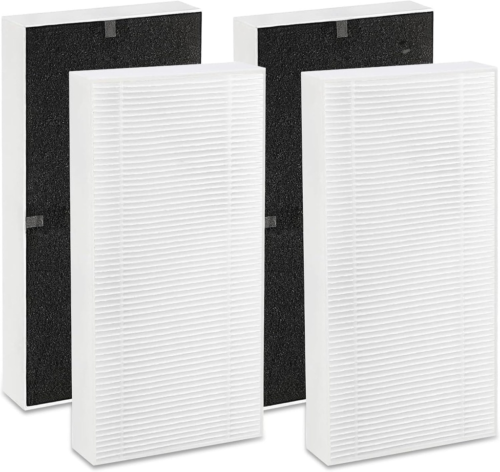 4 Pack Febreze Filter Replacement for FRF102B - Compatible with Honeywell U Filter HRF201B - Fits Honeywell Tabletop & Tower HHT270, HHT290 Series