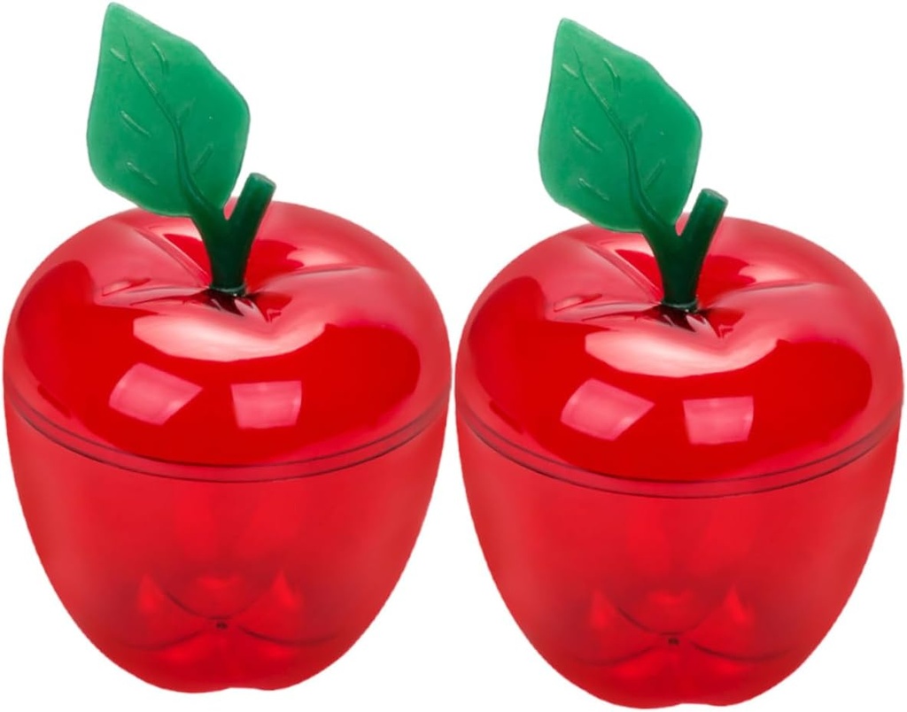 Cabilock 2Pcs Jars Creative Holiday Storage for Candies Cookies Trinkets Shatterproof Design for Christmas Decorations Back to School Party Favors