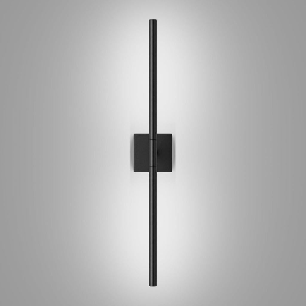 Tipace Black Bathroom Light Fixtures Over Mirror,30W 360°Rotatable 5500K Led Vanity Light Bar,Modern Wall Sconce for Living Room,Bedroom,Hallway,31.5 Inch