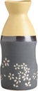 Fuji Blossom Sake Bottle - Stylish Cherry Blossom Wine Sake Server for Hot & Cold Sake - Stoneware Durability for Traditional Sake Japanese Wine - Decorative Sake Carafe for Home & Restaurant (10 oz)
